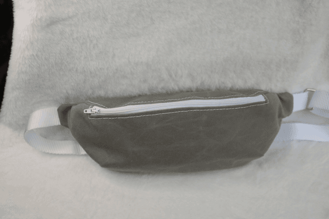 Sac banane gris foncé